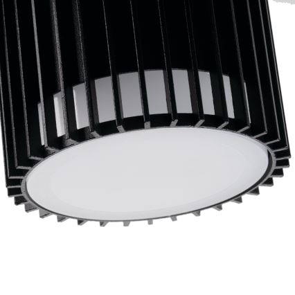 Udendørs vægspot med bevægelses- og skumringssensor RADILO 1xGU10/11W/230V IP44 sort