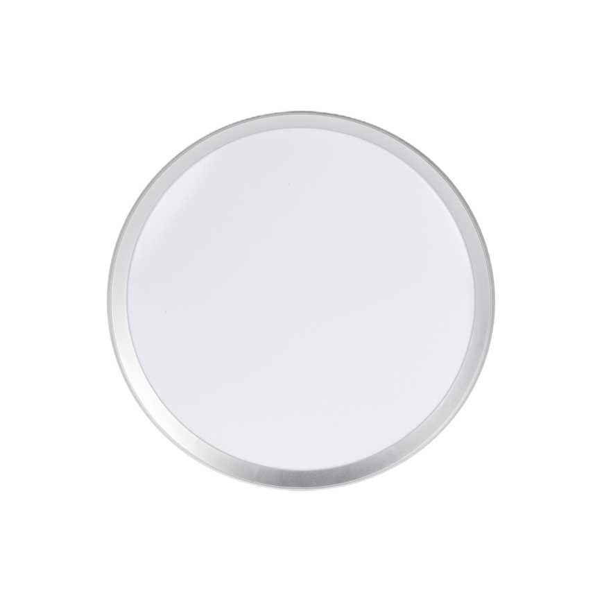 LED dæmpbar loftlampe LIXAN LED/47W/230V 3000-6500K Ø 38,6 cm hvid/sølv + fjernbetjening