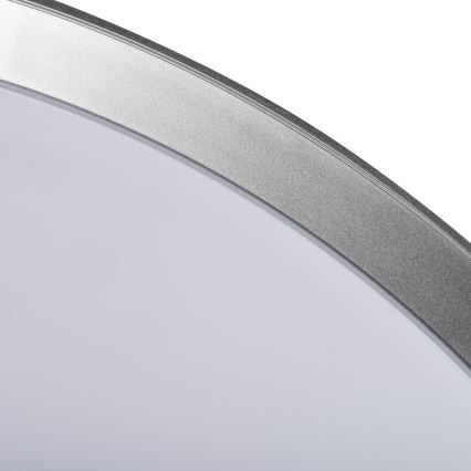 LED dæmpbar loftlampe LIXAN LED/47W/230V 3000-6500K Ø 38,6 cm hvid/sølv + fjernbetjening