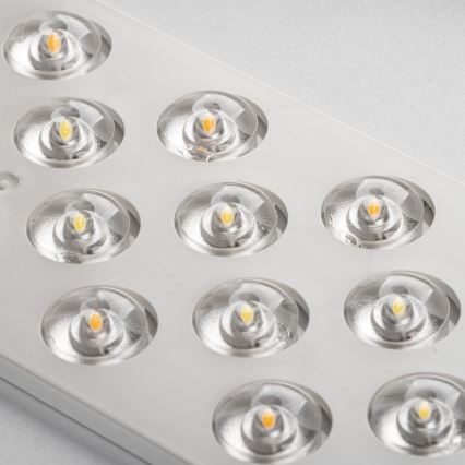 LED dæmpbar loftlampe LIXAN LED/47W/230V 3000-6500K Ø 38,6 cm hvid/sølv + fjernbetjening