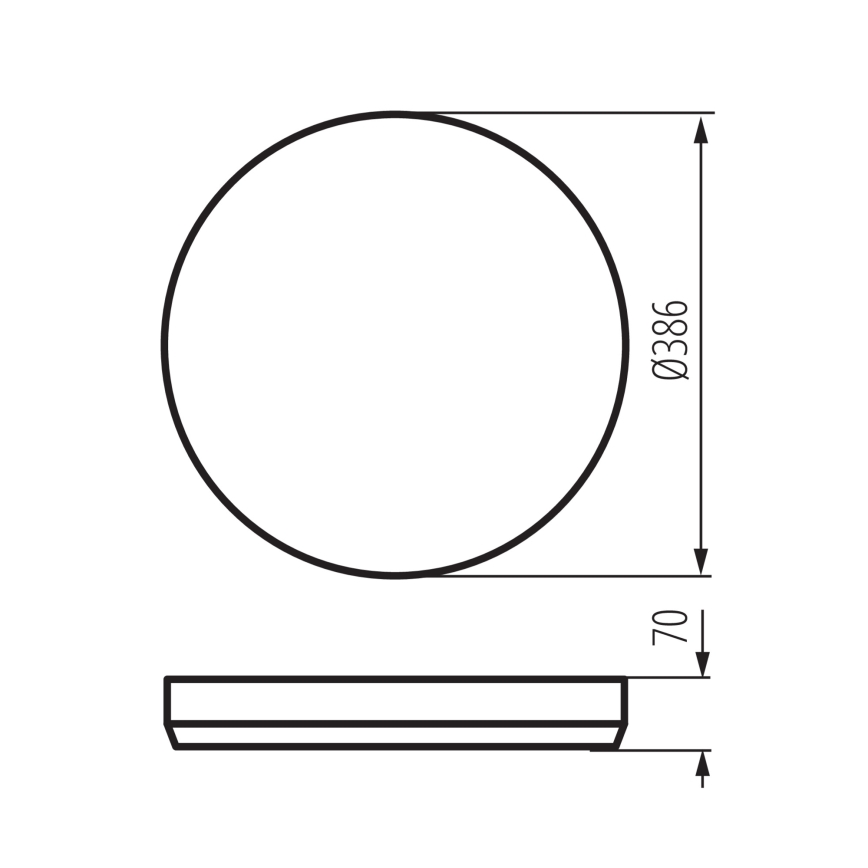 LED dæmpbar loftlampe LIXAN LED/47W/230V 3000-6500K Ø 38,6 cm hvid/sølv + fjernbetjening