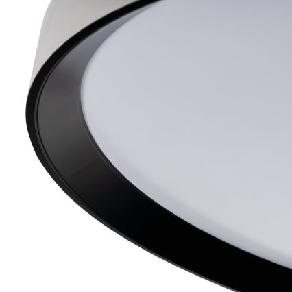 Dæmpbar LED-loftlampe LIXAN LED/47W/230V 3000-6500K Ø 38,6 cm hvid/sort + fjernbetjening
