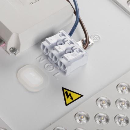 LIXAN LED dæmpbar loftlampe 65W/230V 3000-6500K Ø 48,6 cm hvid/sølv + fjernbetjening
