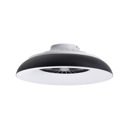 LED RGBW dæmpbar loftlampe med ventilator PLAVE PAN LED/48W/230V 3000-6500K Ø 60 cm sort + fjernbetjening
