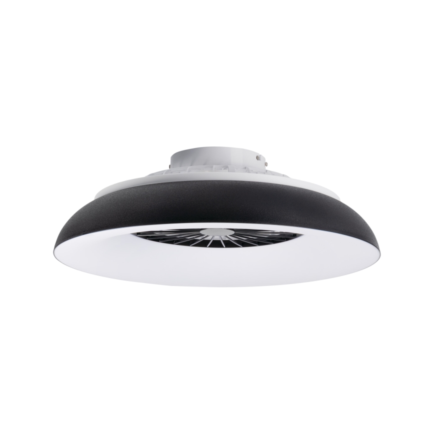 LED RGBW dæmpbar loftlampe med ventilator PLAVE PAN LED/48W/230V 3000-6500K Ø 60 cm sort + fjernbetjening