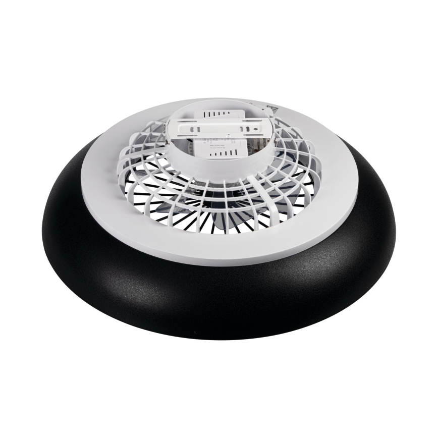 LED RGBW dæmpbar loftlampe med ventilator PLAVE PAN LED/48W/230V 3000-6500K Ø 60 cm sort + fjernbetjening
