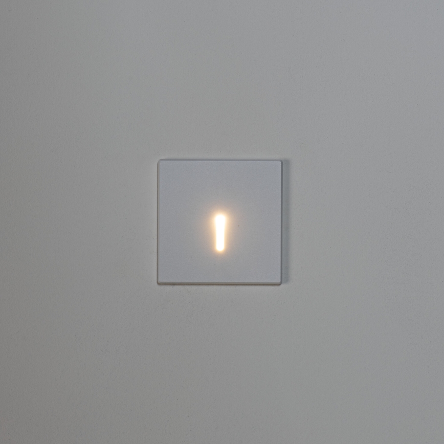 LED trappearmatur MAGNIK LED/1,7W/230V 2700/3300/3900/4600/5700K hvid firkantet
