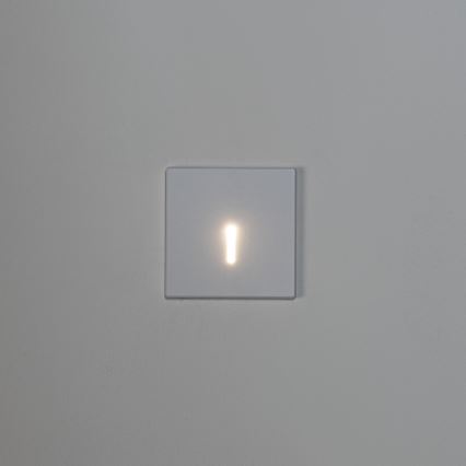 LED trappearmatur MAGNIK LED/1,7W/230V 2700/3300/3900/4600/5700K hvid firkantet