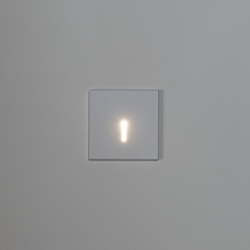 LED trappearmatur MAGNIK LED/1,7W/230V 2700/3300/3900/4600/5700K hvid firkantet