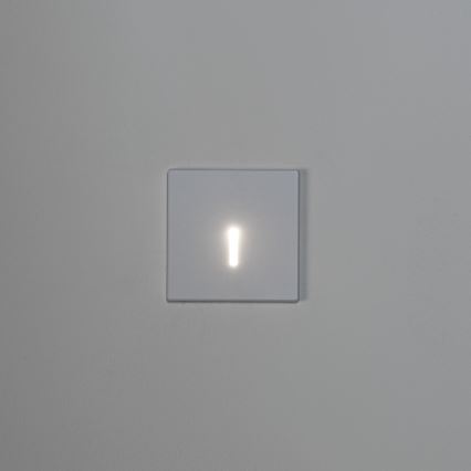 LED trappearmatur MAGNIK LED/1,7W/230V 2700/3300/3900/4600/5700K hvid firkantet