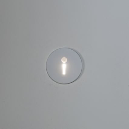 LED trappearmatur med bevægelses- og skumringssensor MAGNIK LED/1,7W/230V 2700/3300/3900/4600/5700K hvid rund