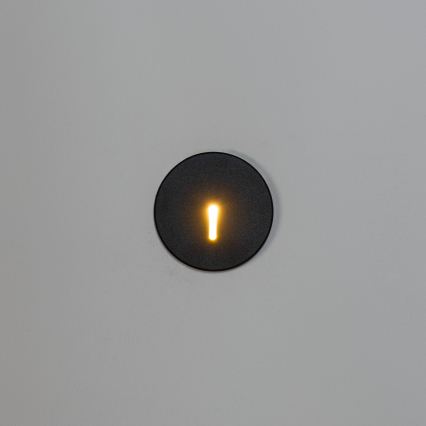 LED trappearmatur MAGNIK LED/1,7W/230V 2700/3300/3900/4600/5700K sort rund