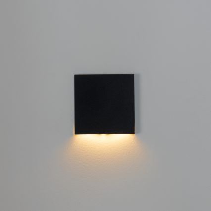 LED trappearmatur MAGNIK LED/1,7W/230V 2700/3300/3900/4600/5700K sort kantet