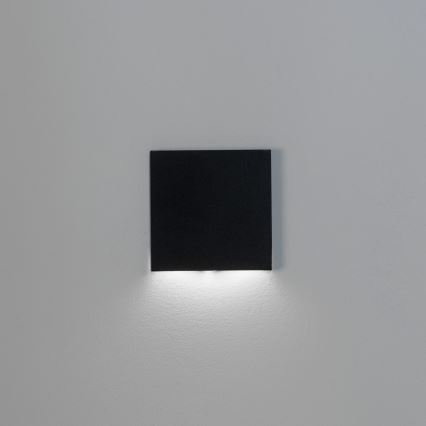 LED trappearmatur MAGNIK LED/1,7W/230V 2700/3300/3900/4600/5700K sort kantet