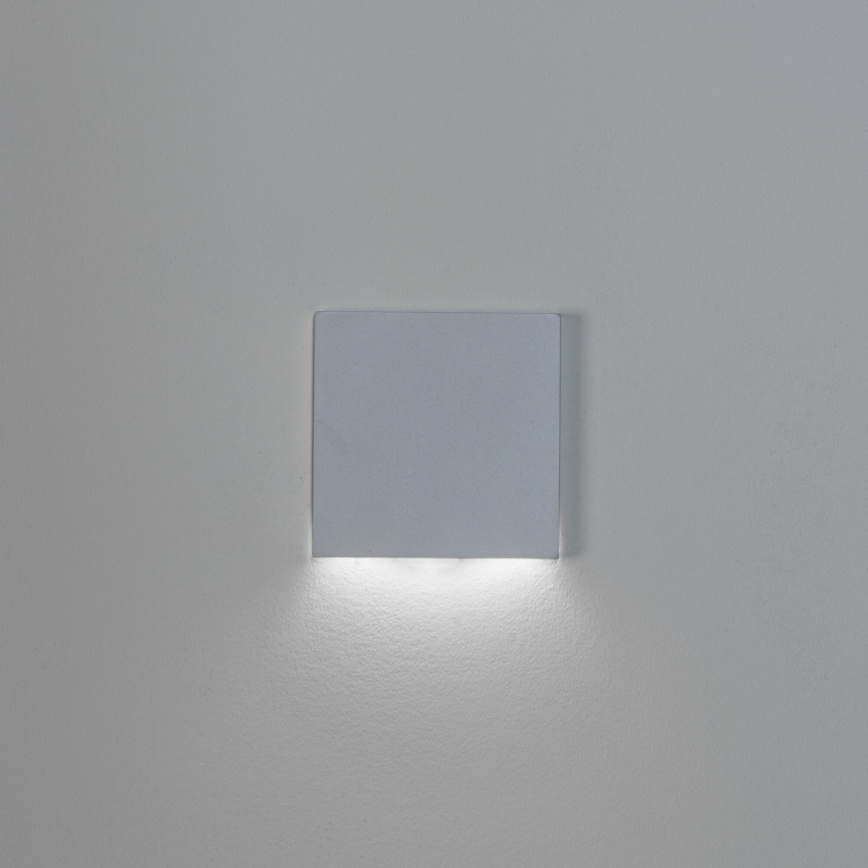LED trappearmatur MAGNIK LED/1,7W/230V 2700/3300/3900/4600/5700K hvid, firkantet