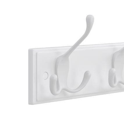 KATE væghængt knagerække 40x11x7 cm hvid