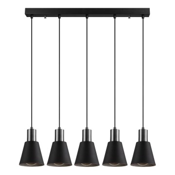 KEM pendellampe 5xE27/40W/230V sort