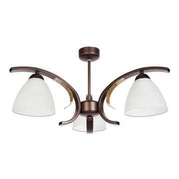 Kemar MR/3/B/O - Hængende lysekrone MARON 3xE27/60W/230V