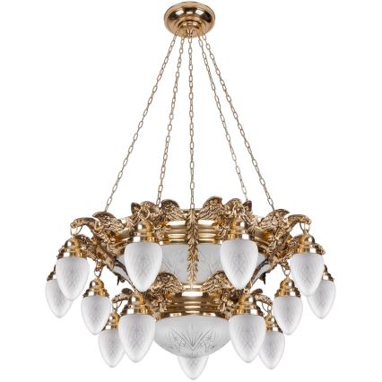 Kemar OW150 - Loftlampe OURO EAGLE 15xE27/60W/230V + 6xE27/100W/230V