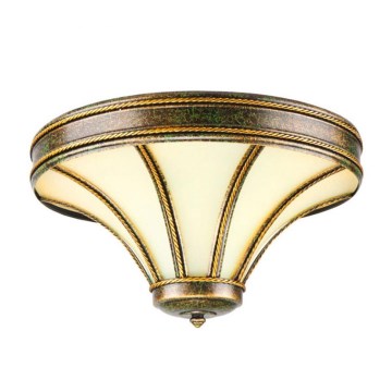 Kemar T/D/P - Loftlampe TANAJA 2xE27/40W/230V guld