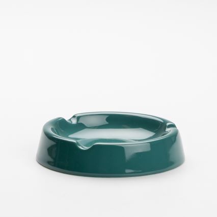 Keramisk askebærger 13 cm turkis