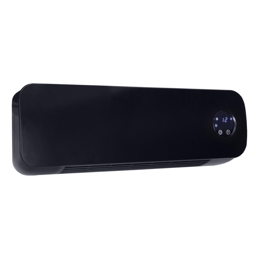 Keramisk badeværelsesvarmer 1000/2000 W, 230 V, IP24 – med fjernbetjening