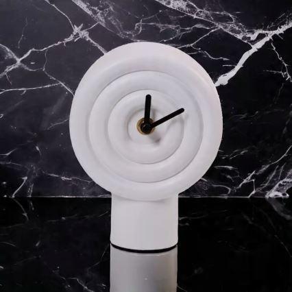 Keramisk bordur 16 cm 1xAA hvid