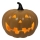Keramisk LED græskar HALLOWEEN LED/3xLR44/varm hvid