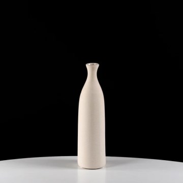 Keramisk vase, 25 cm, hvid