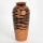 Keramisk vase 28,8x13,5 cm mursten/sort
