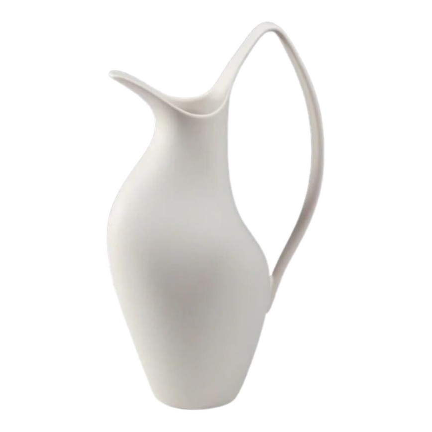 Keramisk vase 33 x 17 x 19 cm, hvid