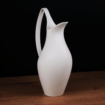 Keramisk vase 33 x 17 x 19 cm, hvid