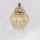 Keramisk vase 35x18,5 cm guldfarvet/hvid