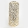 Keramisk vase 37x15 cm guldfarvet/hvid