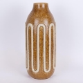 Keramisk vase 39x16,3 cm brun