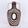 Keramisk vase 39x21,8 brun