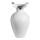 Keramisk vase 41,5x23 cm hvid