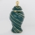 Keramisk vase 41x20 cm guldfarvet/grøn