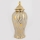 Keramisk vase 42,6x18,8 cm guldfarvet/sølvfarvet