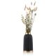 Keramisk vase ROSIE 25x13 cm sort/guldfarvet