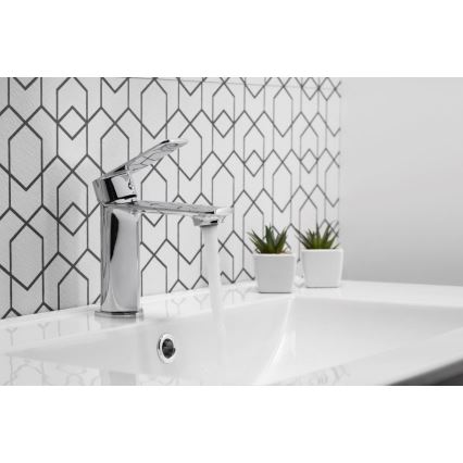 KFA Armatura 4422-815-00 - Hane + afløb m. overløb AGAT 15,2 cm skinnende krom