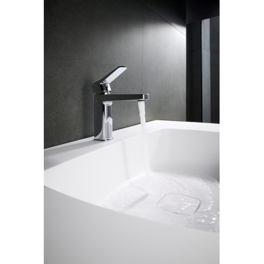 KFA Armatura 4522-815-00 - Håndvaskarmatur + bundventil MALAGA 15,9 cm blank krom
