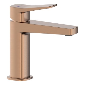 KFA Armatura 4522-815-34 - Håndvaskarmatur med bundventil MALAGA 15,9 cm roseguld