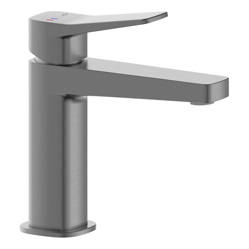 KFA Armatura 4522-815-61 - Håndvaskarmatur + bundventil MALAGA 15,9 cm metalgrå