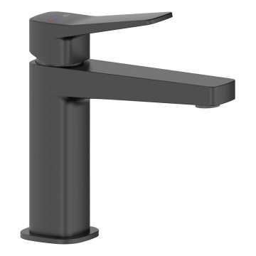 KFA Armatura 4522-815-81 - Håndvaskarmatur + bundventil MALAGA 15,9 cm sort