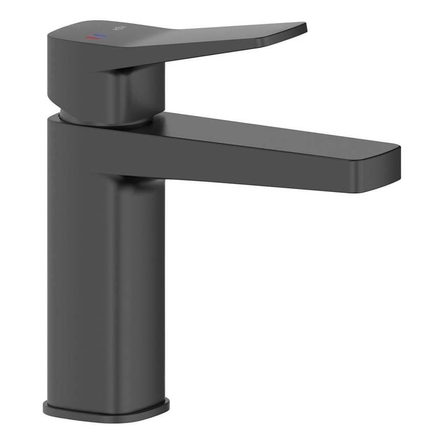 KFA Armatura 4522-825-81 - Blandingsbatteri til håndvask + bundventil MALAGA 17 cm sort