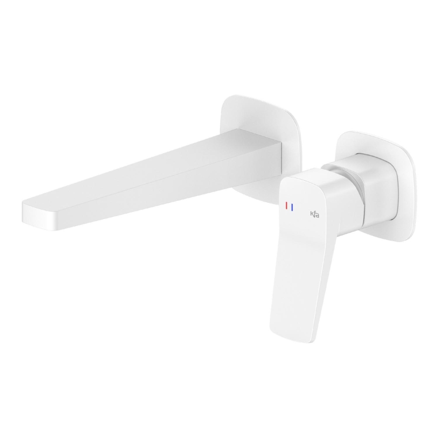 KFA Armatura 4529-810-44 - Vaskearmatur til indbygget installation MALAGA, hvid