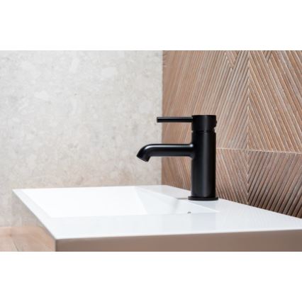 KFA Armatura 5032-815-81 - Hane + afløb m. overløb MOZA 15,2 cm mat sort