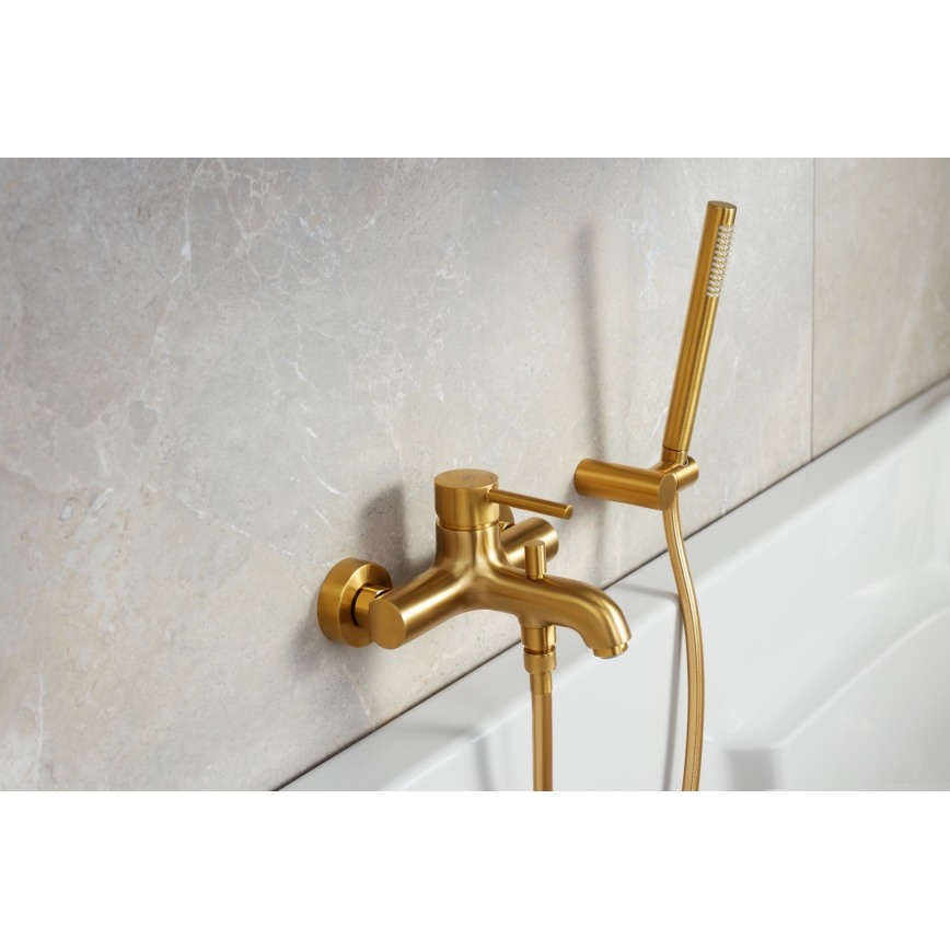 KFA Armatura 5034-010-31 - Badekarbatteri MOZA børstet guld