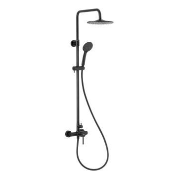 KFA Armatura 5036-910-81 - Brusesæt med hane MOZA messing/mat sort